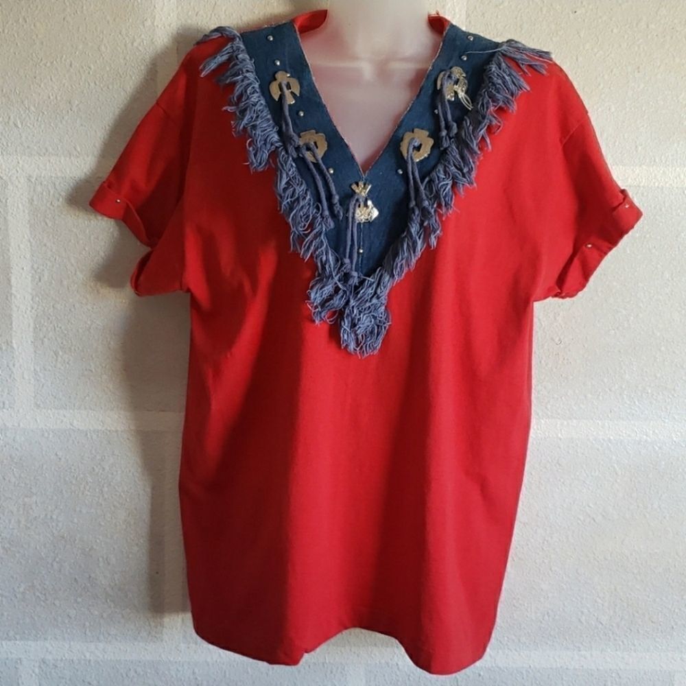 VNTG Kalamity Kate Western Top